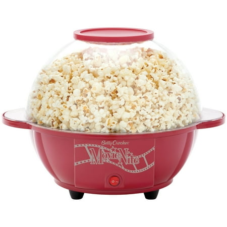 Betty Crocker Cinema-Style Popcorn Maker, Red