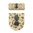 thumbnail image 2 of HELLHERO St. Patrick's Day Toilet Lid Seat Cover Set, Elastic Edge Universal Easy Care, Fashion Soft Fits All Toilet Shapes, Toilet Lid Covers Set, 2 of 8