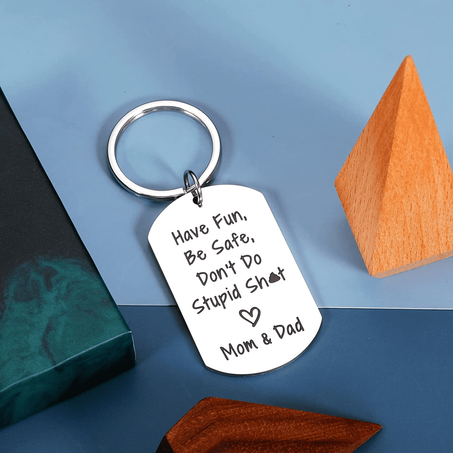 Gag Gifts Keychain For Teen Boys Girls Don't Do Stupi Poop - Temu