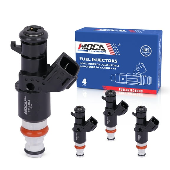 MOCA AUTOPARTS 4x Fuel Injectors FJ484 Fit for 2003-2007 Honda Accord L4 2.4L & 2005-2009 Honda CR-V L4 2.4L & 2003-2011 Honda Element L4 2.4L