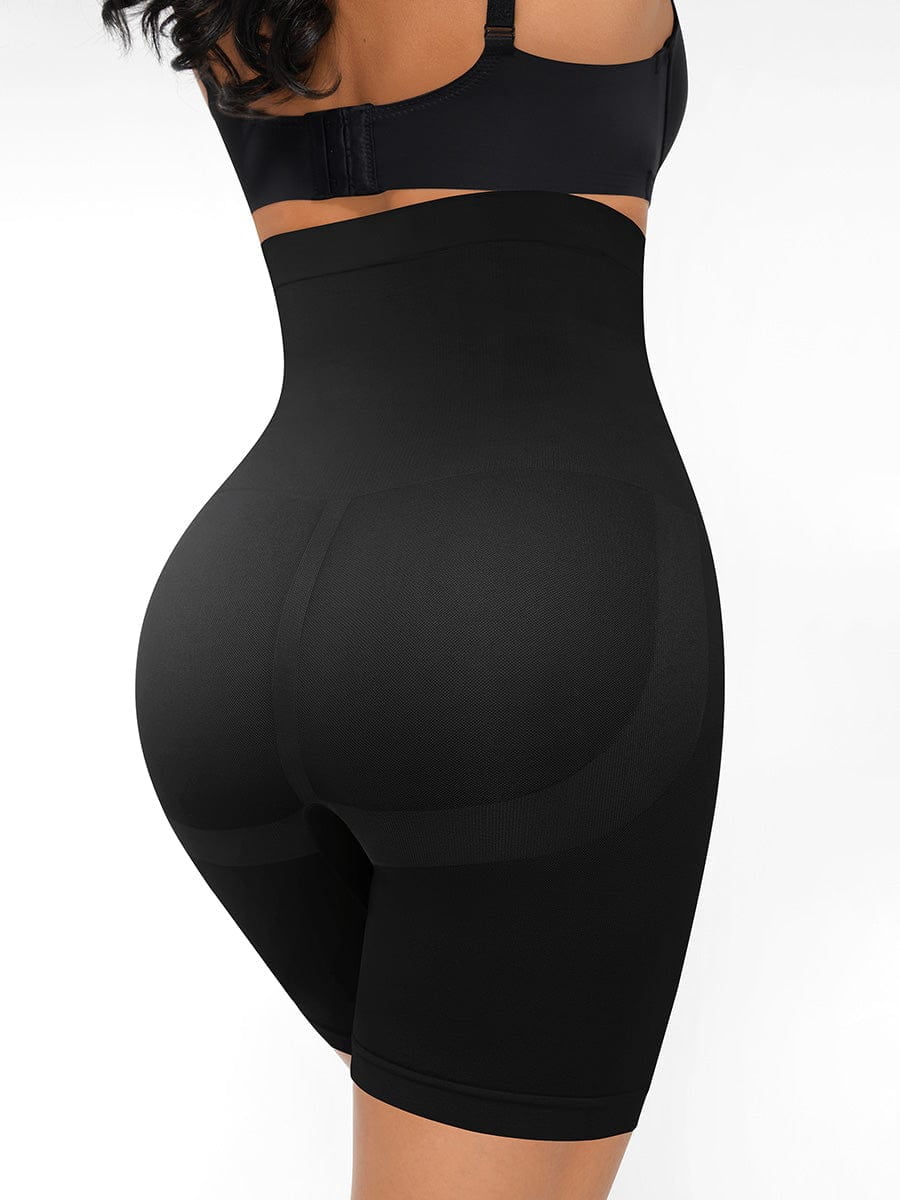 FeelinGirl Women's Seamless Comfort Mid-Waist Tummy Control Shaping Shorts, Sizes XS-4XL
