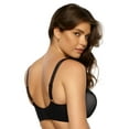 thumbnail image 2 of Paramour by Felina | Celestine Mesh & Lace Lined Underwire Bra (Black, 38DDD), 2 of 6