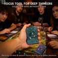 thumbnail image 3 of MinZerTRPG Roulette Dice 3.0 &ndash; 7-in-1 Metal Polyhedral Dice in Magic Book Design | Mechanical Fidget DND Dice Set with Pouch | Collectible Gift for, 3 of 8