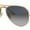 Gold/Crystal Polarized Blue Gradient, variant on Ray-Ban AVIATOR MIRROR 58mm Silver w/ Polarized Grey Classic Sunglasses