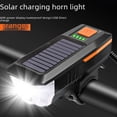 thumbnail image 5 of Luz solar para bicicleta, carga nocturna, luz potente, linterna para bicicleta de montaña, equipo para andar en bicicleta, 5 of 5