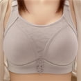 thumbnail image 4 of mgoYE Women's Full Coverage Plus Size Comfort Minimizer Bra Wirefree Padded(Beige,42), 4 of 5