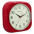thumbnail image 2 of Westclox 9.5" Red Square Retro Analog QA Wall Clock, 2 of 6
