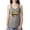 Heather Grey, variant on Softball Mom Animal Print Girl Sports Ladies Racerback Tank Top, White, Large