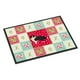 thumbnail image 1 of Carolines Treasures CK5912JMAT 24 x 36 in. Border Collie Love Indoor or Outdoor Mat, 1 of 4