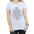 thumbnail image 3 of Harry Potter Womens Hogwarts Draco Dormiens Crest Cotton T-Shirt, 3 of 5