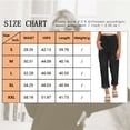 thumbnail image 4 of SHIBEVER Womens Pants High Waisted Work Corduroy Pants Fall Streetwear Straight Leg Trousers Loose Fit Slacks with Pockets Black, 4 of 4