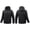 Black, variant on Heated Puffer Jacket Unisex ,Detachable Hood,37 Heating Zones,4 Zone Control,USB Winter Christmas Gift