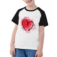 thumbnail image 1 of RXIRUCGD 2025 Vêtements d'Été pour Enfants Tout-Petits Garçons Filles Mode Mignon Col Rond Imprimé Manches Courtes Haut, 1 of 6