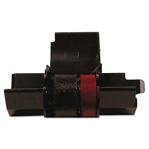 for HR-100TM & HR-150TM & more Black Red 2 Pack Casio Calculator Ink Roller 