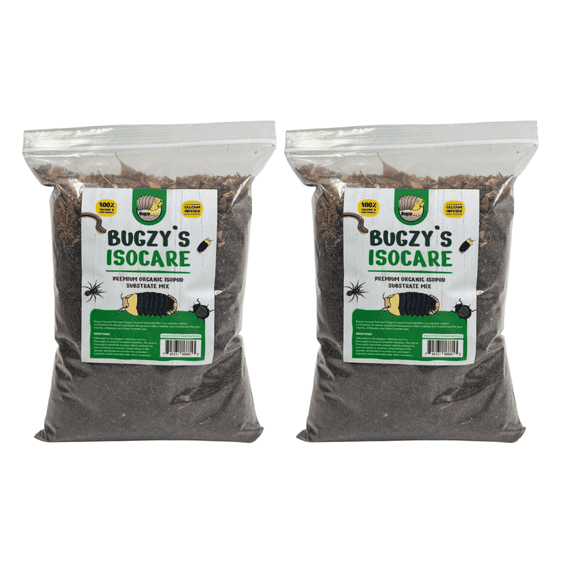 Isocare Premiun Organic Isopod Soil & Bioactive Terrarium Vivarium Substrate Mix (8 Quart)