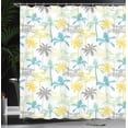 thumbnail image 4 of Ambesonne Hawaiian Shower Curtain, Tropic Island Palm Trees, 69"Wx84"L, White Multicolor, 4 of 5