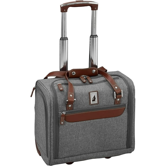 London Fog Westminster Grey 15" Under the Seat Bag Luggage