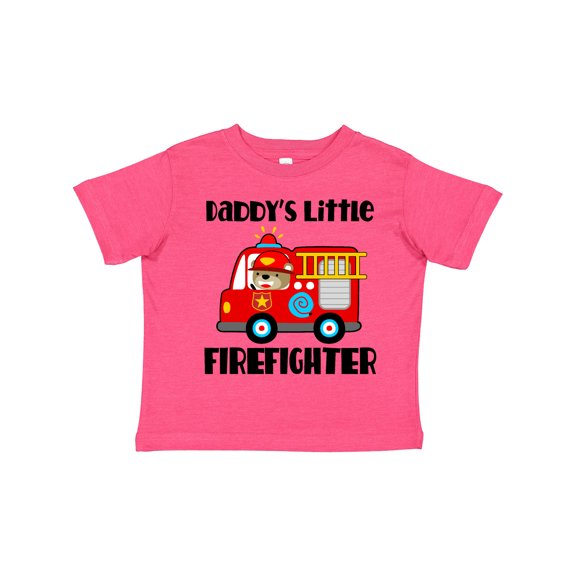 Inktastic Daddys Little Firefighter Boys or Girls Toddler T-Shirt