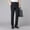 #2-Navy, variant on Patlollav Mens Pants Business Loose Plus Size Elastic Waist Cotton All-Match Solid Color Trousers