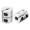 thumbnail image 6 of Uxcell 4mm to 8mm Shaft Coupling 25mmx20mm Coupler Aluminum Alloy Joint Motor, 2 Pack, 6 of 6