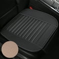 thumbnail image 5 of EUDIDV Comfortable Universal Car Front Seat Cover Breathable Leather Pad Cushion,leather Upholstered Seat Covers,Four-season Universal Car Cushion Breathable Seat Cover, 5 of 6