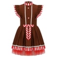 thumbnail image 5 of Disfraz de hombre de jengibre de Navidad para niñas, vestido de Papá Noel a rayas con mangas voladoras, vestido de Papá Noel, tutú de Ballet, vestido de baile y patinaje, 5 of 5