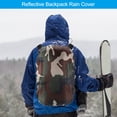thumbnail image 4 of Uxcell 75-80L Waterproof Rucksack Cover, Backpack Rain Cover, XXL, Classic Camo, 4 of 5