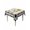 Black, variant on Sunflowers Table Cloth, Waterproof Tablecloth for Square Tables, Yellow Floral Watercolor Botanical Checkered Rustic Reusable Washable Fabric Table Cover for Restaurant Kitchen Dining Tables 54"x54"