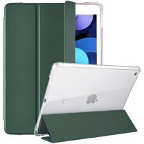Mazepoly Protective Cover Compatible for Apple iPad 10.2 inch 9th/8th/7th Generation 2021/2020/2019 Case with Apple Pencil Holder, Dark Green