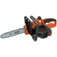 thumbnail image 3 of BLACK+DECKER 20V MAX Cordless Chainsaw, 10-Inch, 2Ah, Battery and Charger Included, 3 of 17