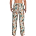 thumbnail image 3 of Balery Squirrels and Trees print Men's Pajama Pants,Ultra Lightweight Pjs,Lounge Pant-, 3 of 9