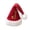 J, variant on JeashCHAT 26 Initial Letter Christmas Hat Ornaments, Mini Red Plush Santa Hat Hanging Ornaments with Glitter Personalized Initial, Christmas Tree Decorations Xmas Gifts, 7.2" x 3.3"