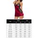 thumbnail image 4 of Camisón Con Tirantes Camisón de encaje para mujer, lencería sexy encantadora para fiesta en discoteca (vino rojo XL) Cgtredaw Para estrenar, 4 of 6