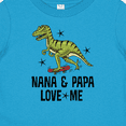 thumbnail image 4 of Inktastic Nana and Papa Love Me Dinosaur Grandson Boys Baby T-Shirt, 4 of 5