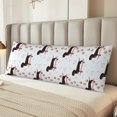 thumbnail image 2 of Balery Dachshund Dog Funda Protectora para Almohada Corporal de Algodón Hipoalergénico con Cierre(55 x 21 pulgadas), Almohadas No Incluidas, 2 of 7