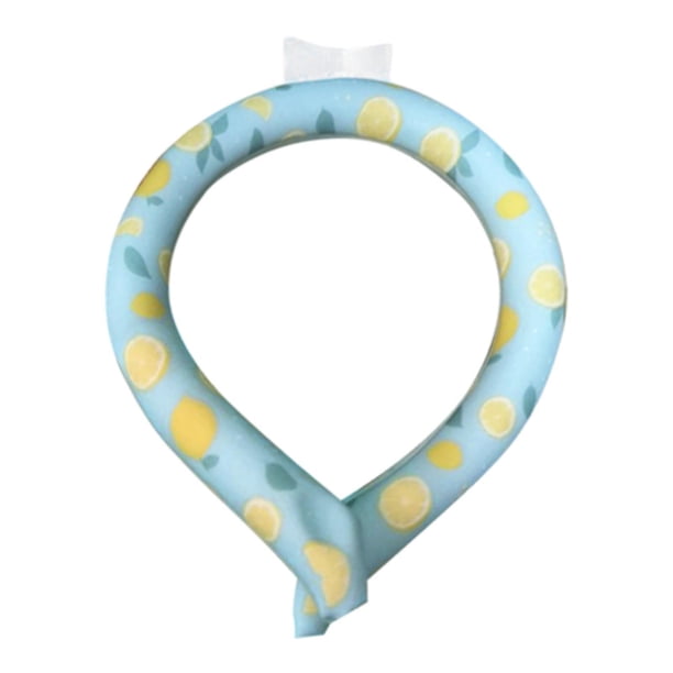 Tubo de enfriamiento para el cuello, enfriador de cuello, portátil, personal, reutilizable, cómodo, hielo frío Limón