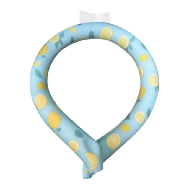 Tubo de enfriamiento de cuello enfriador de cuello reutilizable para conducir actividades al aire libre en interiores Limón