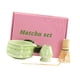 thumbnail image 4 of Juego de Matcha, juego de té japonés, cuchara de bambú resistente, elegante tazón de cerámica con , utensilios para la del té para regal Verde, 4 of 9