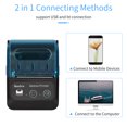 thumbnail image 4 of Bisofice Portable 58mm Receipt Thermal Printer 2 inches Mini Mobile Pocket Printers with 1 Thermal, 4 of 8