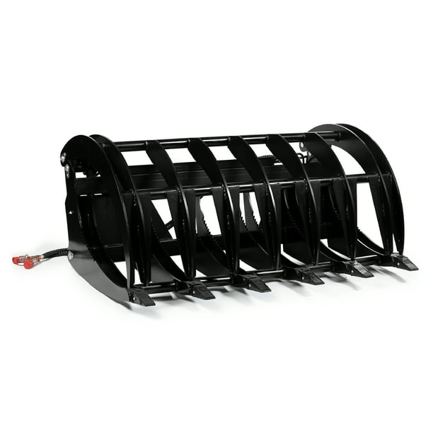 Titan Attachments Extreme Skid Steer Root Grapple Rake Attachment 72