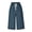 Dark Blue#linen capri pants for women, variant on aohooy Women's Linen Capris Knee Length Petite Drawsting High Waist Capris Summer Casual Running Cropped Trousers with Pockets White,L