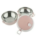 thumbnail image 2 of yuksok container lunch box lunch box insulated container food container with 2 Pink02, 2 of 9