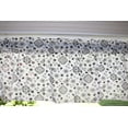 thumbnail image 4 of Cotton Window Valance Floral Paisley Bandanna Print 58 Inch Wide White, 4 of 4