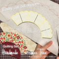 thumbnail image 2 of Yeacher Handmade Christmas Tree Quilting Set Christmas Tree DIY Tool Ruler Festive Ornaments Cross Border, 2 of 4