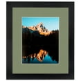 thumbnail image 2 of ArtToFrames 26x32 Matted Picture Frame with 22x28 Single Mat Photo Opening Framed in 1.25 Satin Black and 2 Basil Mat (FWM-3926-26x32), 2 of 8