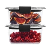 Rubbermaid Brilliance 1.3 Cup Stain-Proof Food Storage Container, Set of 2