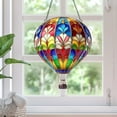 thumbnail image 4 of Hot Air Balloon Ornament,Ornament Balloons,2D Hot Air Balloons Acrylic Hanging,Hot Air Balloon Solar Lantern,2D Hot Air Balloon Model, Outdoor Solar Hanging Lights Waterproof,for Garden(E 1PC), 4 of 5