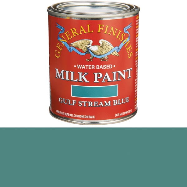General Finishes Gulf Stream Blue Milk Paint, Pint