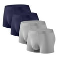 thumbnail image 2 of Jinhomg Mens Underwear Packs 4 PC Quick Dry Wicking Boxer Briefs Lightweight Comfy Seamless Modal Boxers with Ball Pouch 90 Percent off Clearance Sale Gray XXXXL, 2 of 3