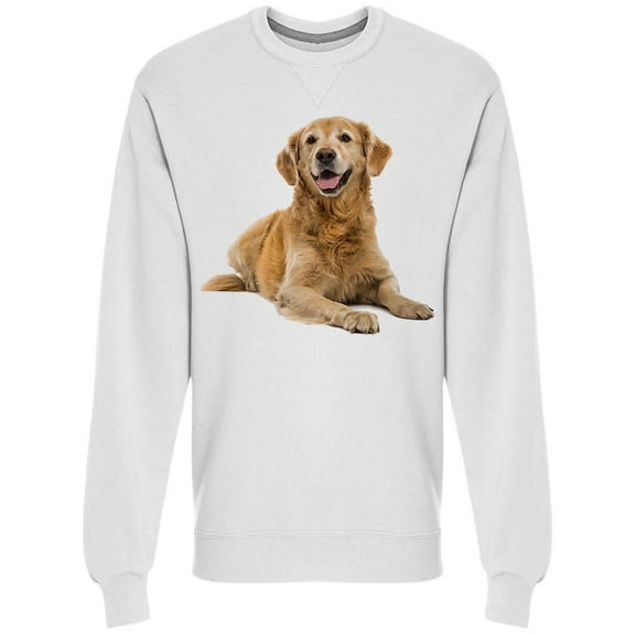 Doggy Looking At Camera Sweatshirt Men -Image by Shutterstock, Male XX-Large